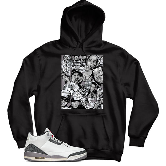 Jordan 3 Cement Grey hoodie