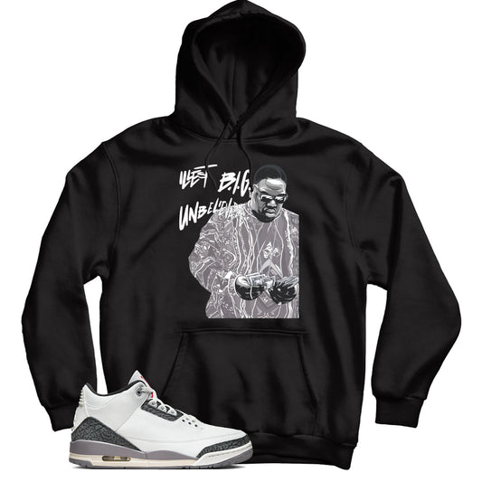 Hoodie Match Jordan 3 Cement Grey