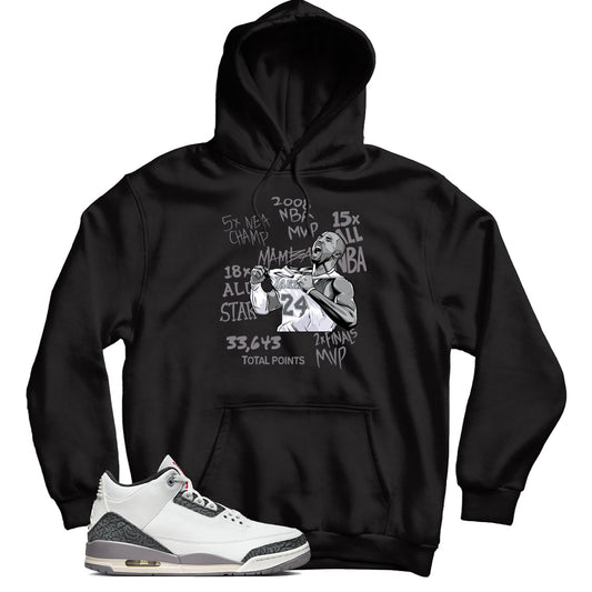 Jordan 3 Cement Grey hoodie