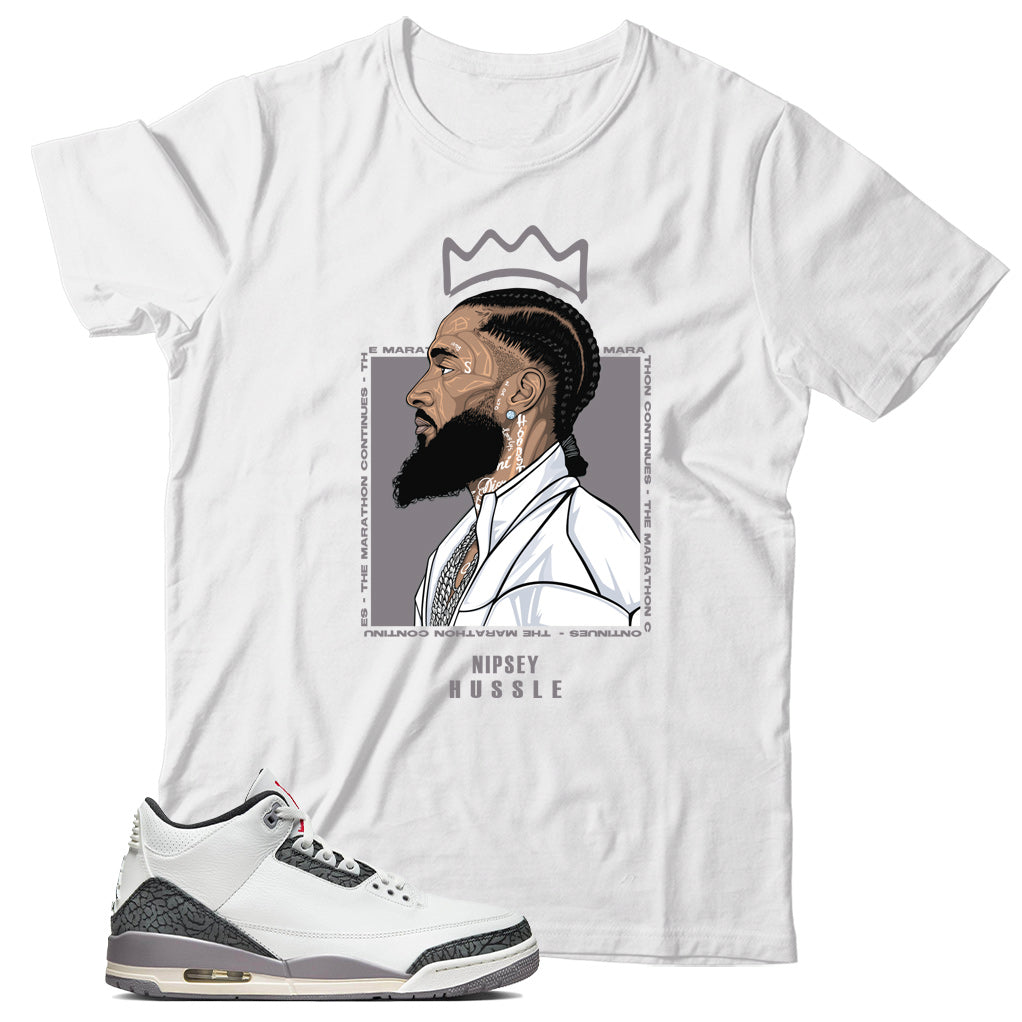 Jordan 3 Cement Grey shirt