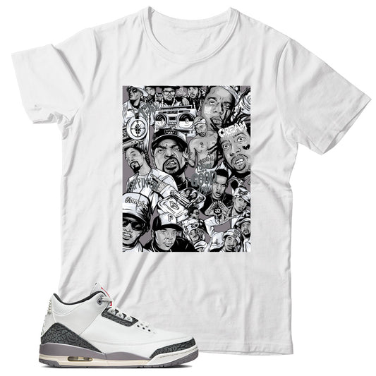 Jordan 3 Cement Grey shirt