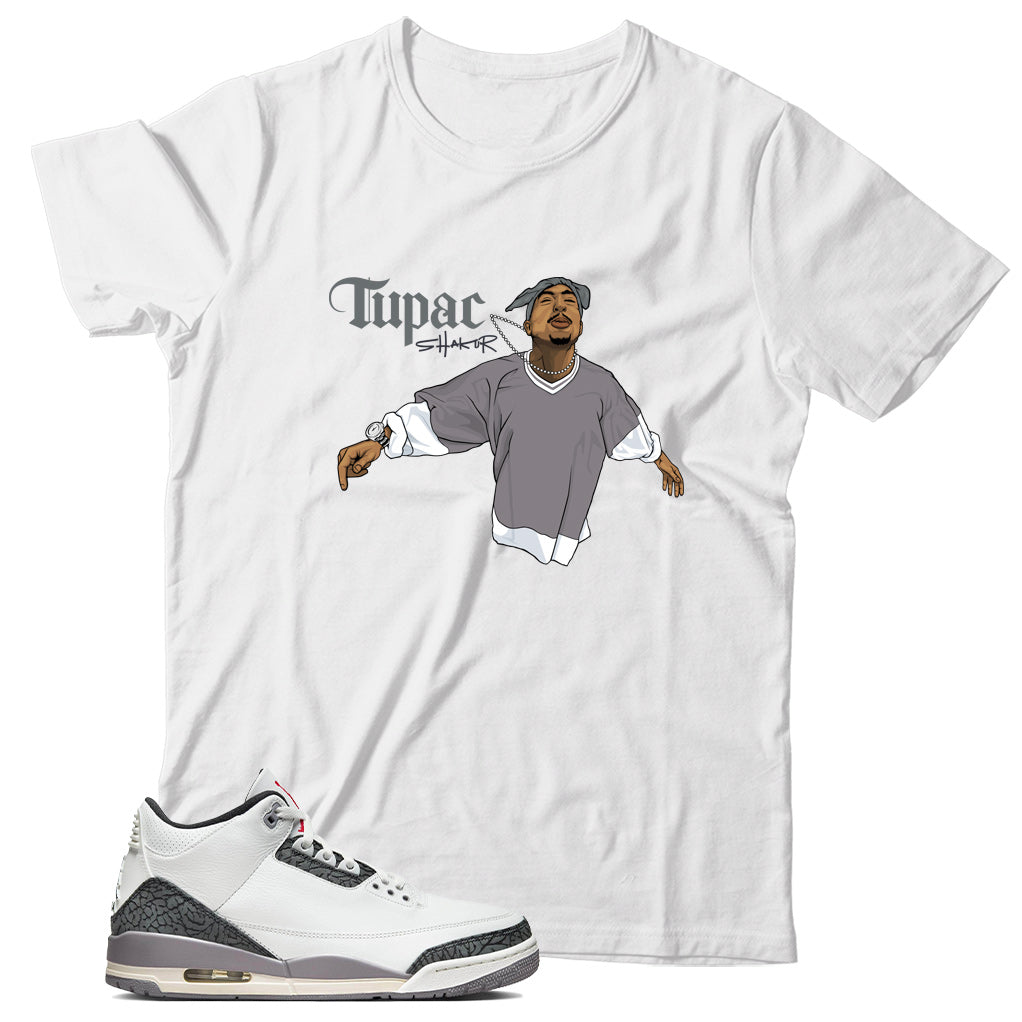 Jordan 3 Cement Grey shirt