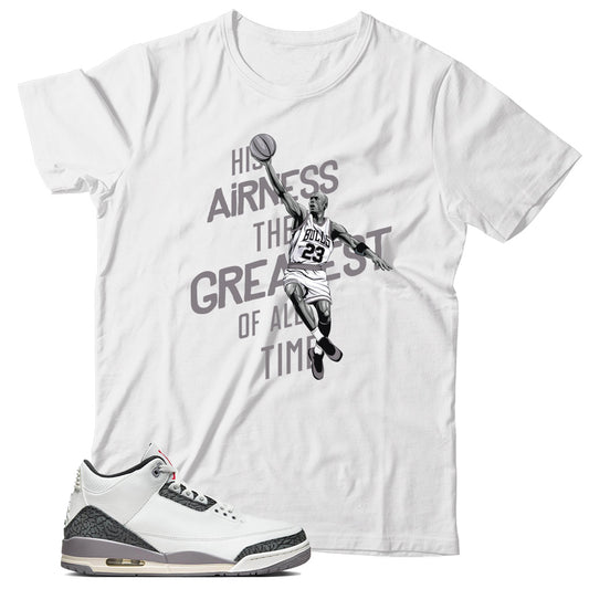 Jordan 3 Cement Grey shirt