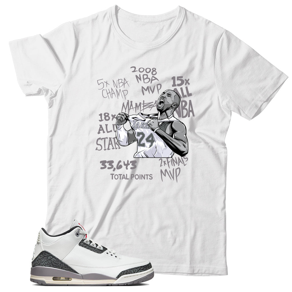 Jordan 3 Cement Grey shirt