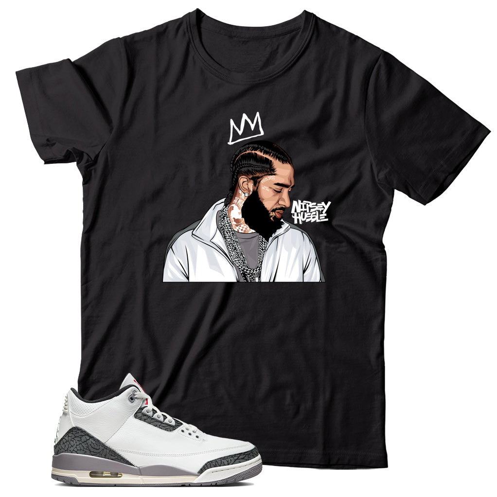 Jordan 3 Cement Grey shirt