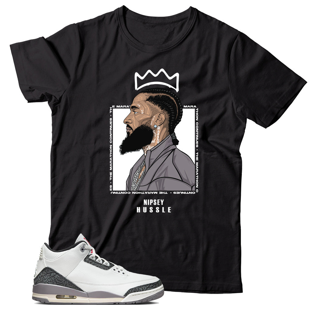 Jordan 3 Cement Grey shirt