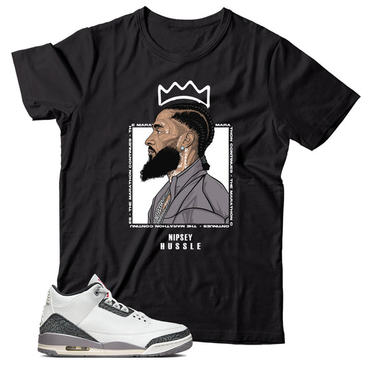 Jordan 3 Cement Grey shirt