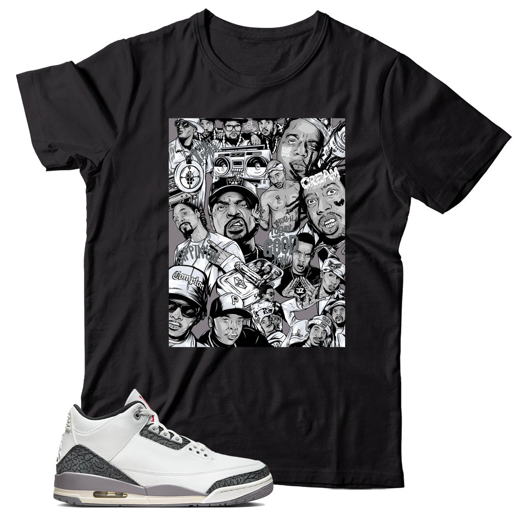 Jordan 3 Cement Grey shirt