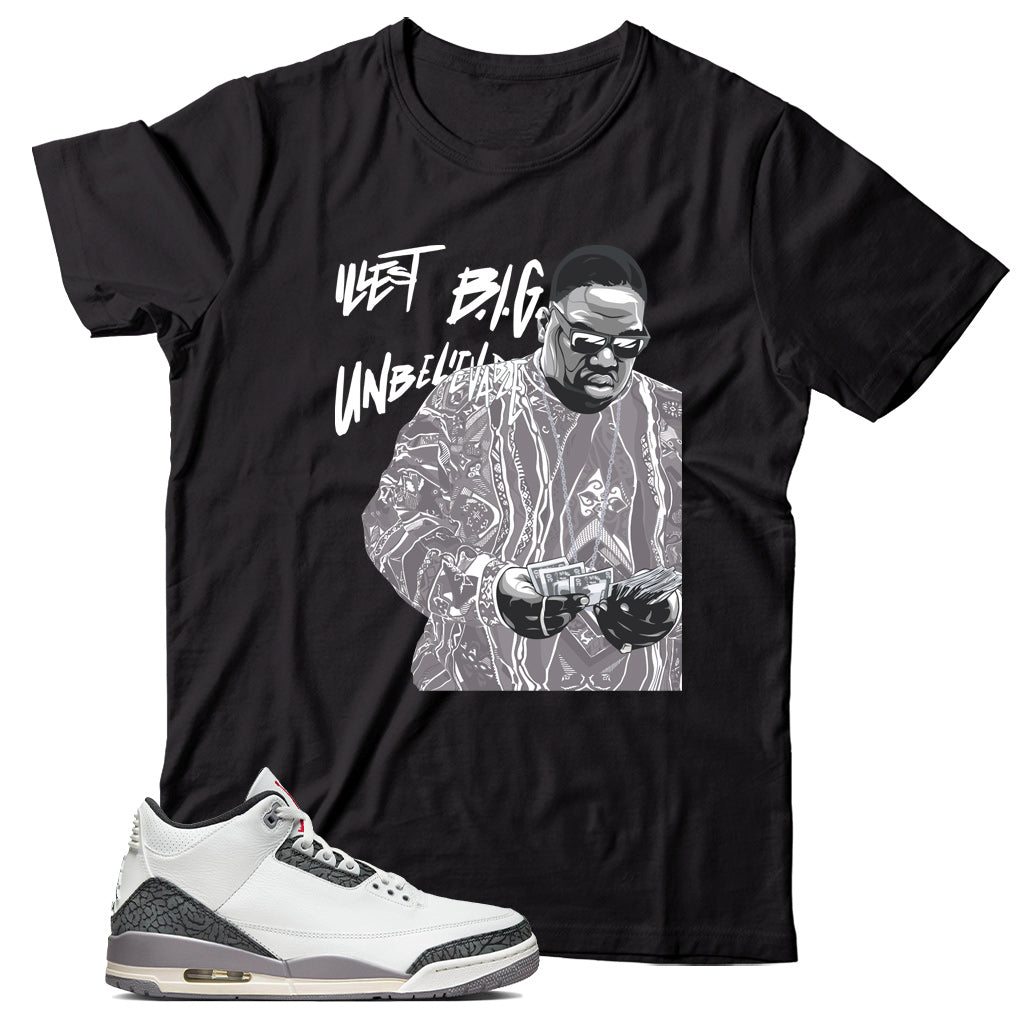 Jordan 3 Cement Grey shirt