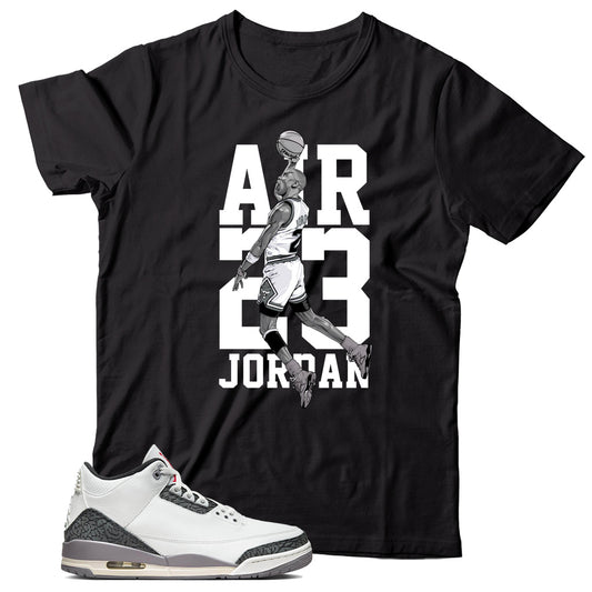 Jordan 3 Cement Grey shirt