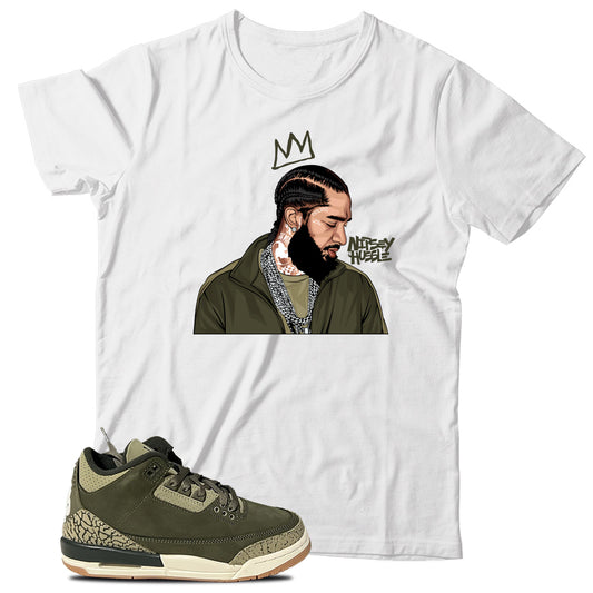 Nipsey T-Shirt Match Jordan 3 Family Affair