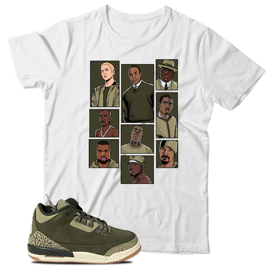 Rap T-Shirt Match Jordan 3 Family Affair
