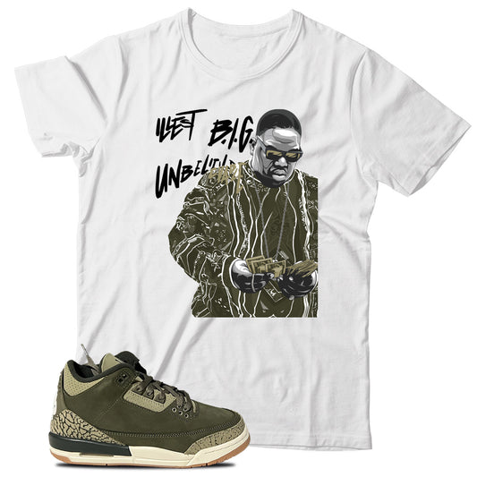 Biggie T-Shirt Match Jordan 3 Family Affair