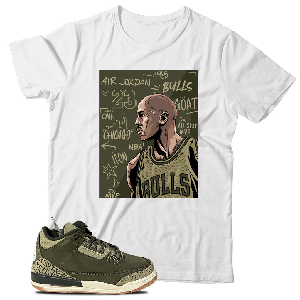 MJ(3) T-Shirt Match Jordan 3 Family Affair