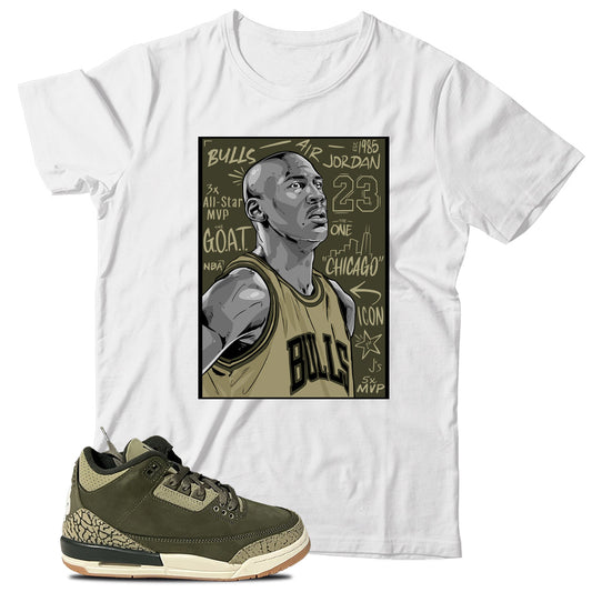 MJ(4) T-Shirt Match Jordan 3 Family Affair