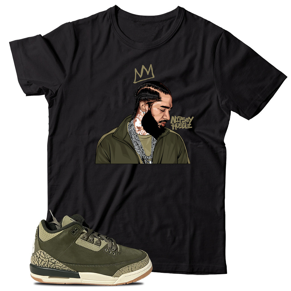 Nipsey T-Shirt Match Jordan 3 Family Affair