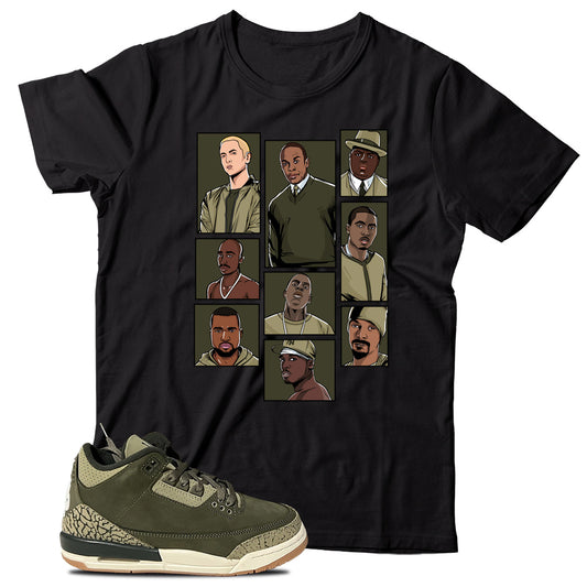Rap T-Shirt Match Jordan 3 Family Affair