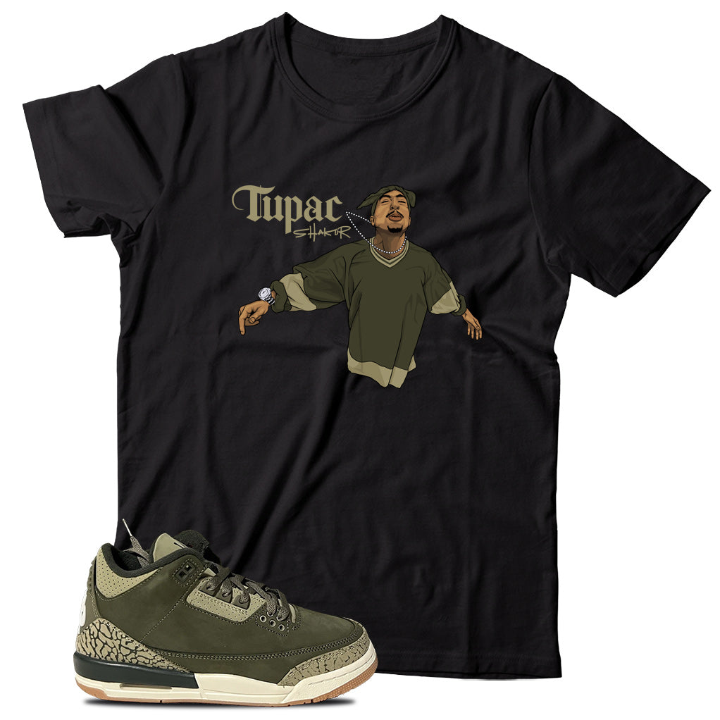 2P(3) T-Shirt Match Jordan 3 Family Affair