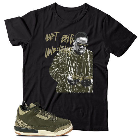 Biggie T-Shirt Match Jordan 3 Family Affair