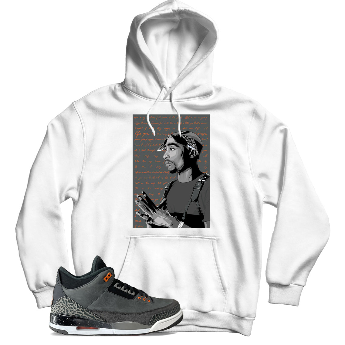 Jordan 3 Fear Pack hoodie