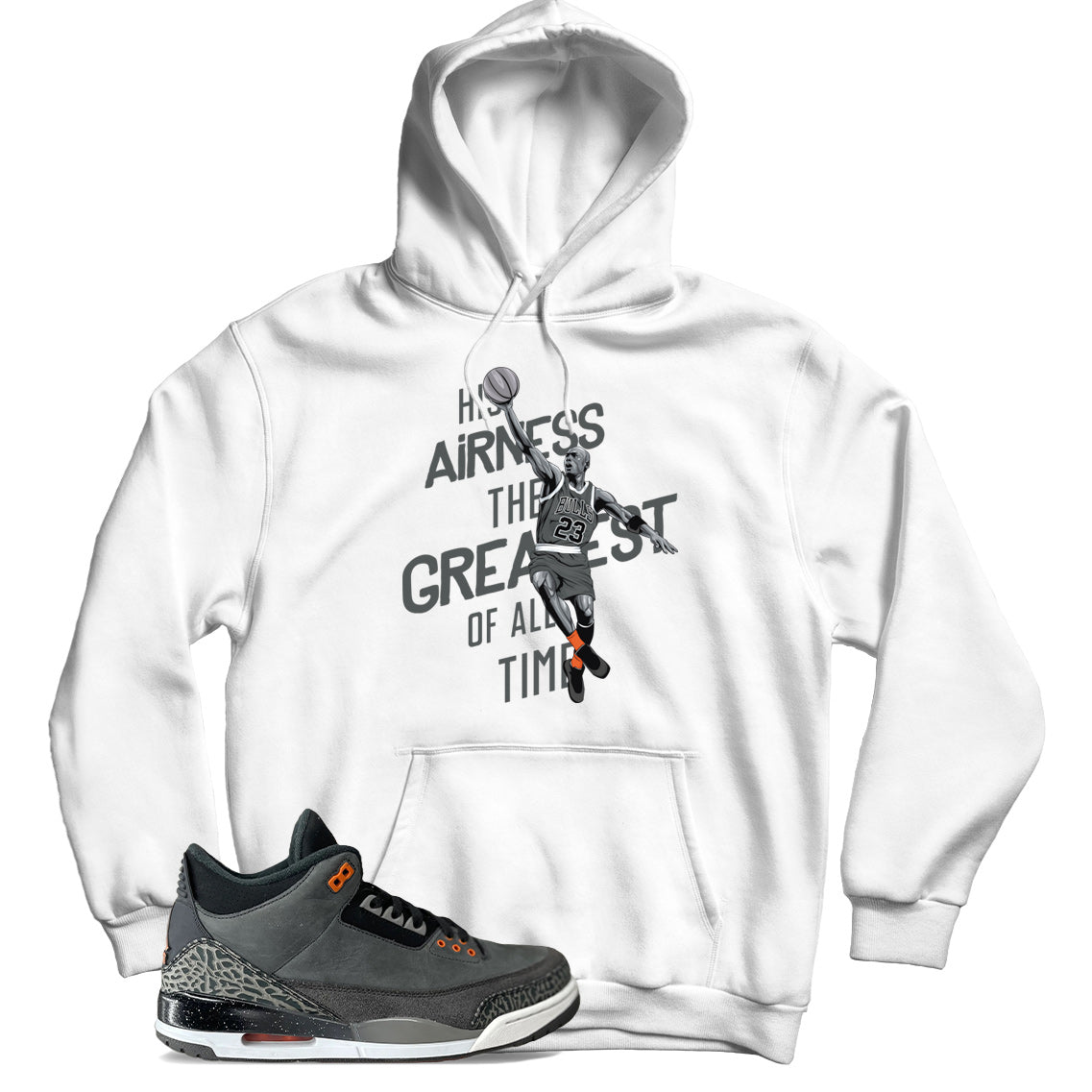 Hoodie Match Jordan 3 Fear Pack