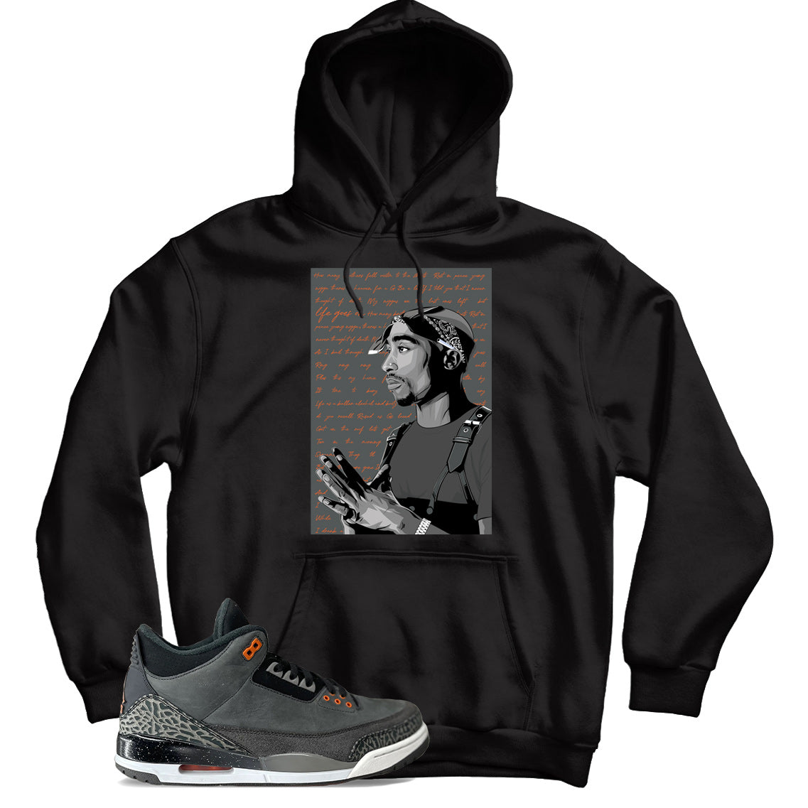 Jordan 3 Fear Pack hoodie