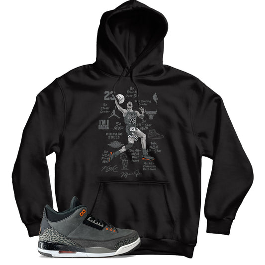 Hoodie Match Jordan 3 Fear Pack