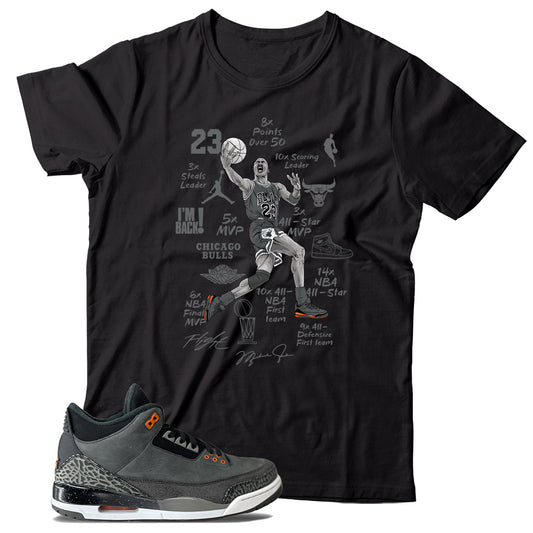 Jordan 3 Fear Pack shirt