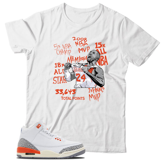 Jordan 3 Peach shirt