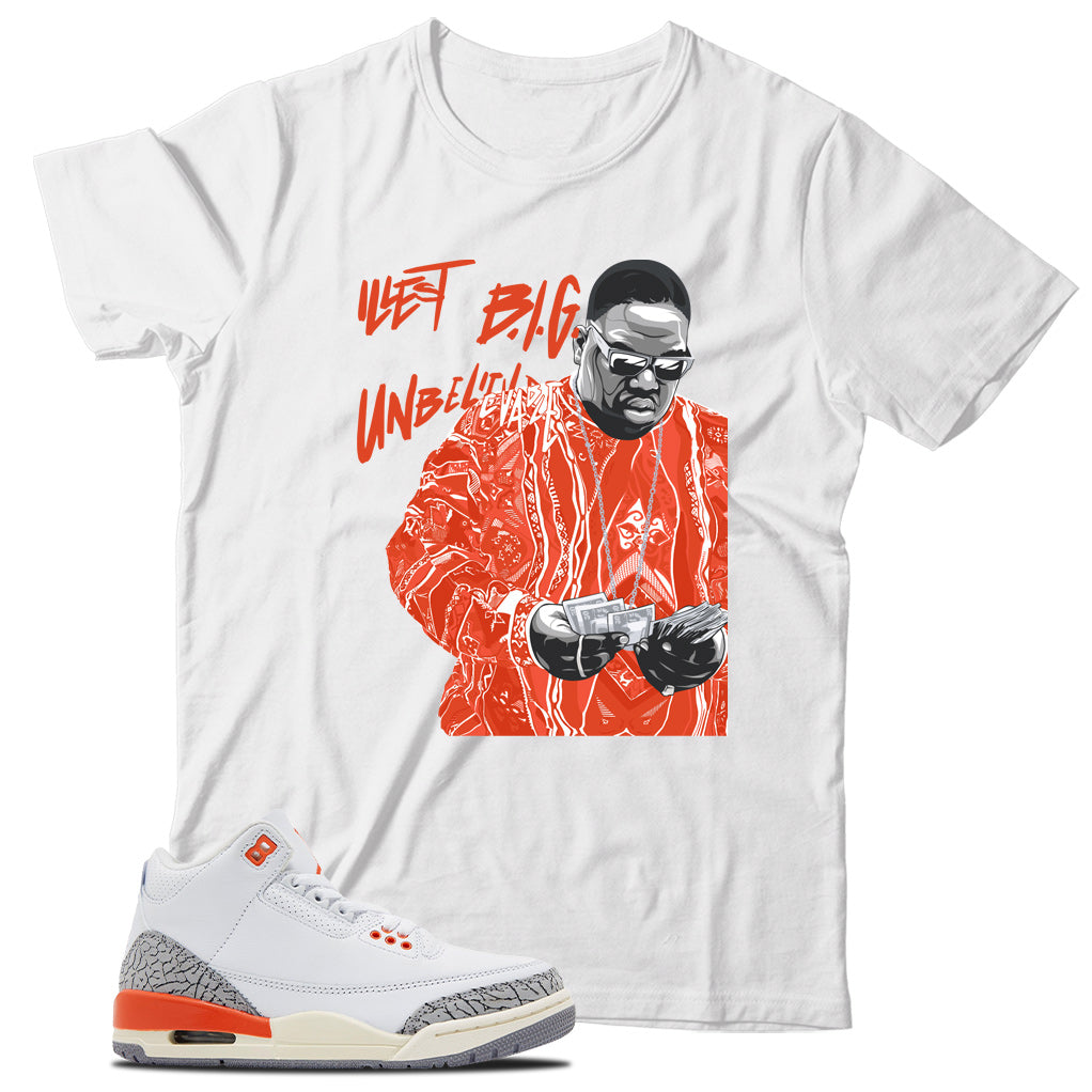 Jordan 3 Georgia Peach shirt