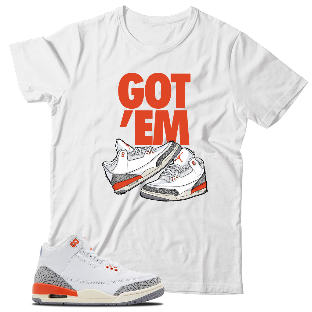 Jordan 3 Georgia Peach shirt