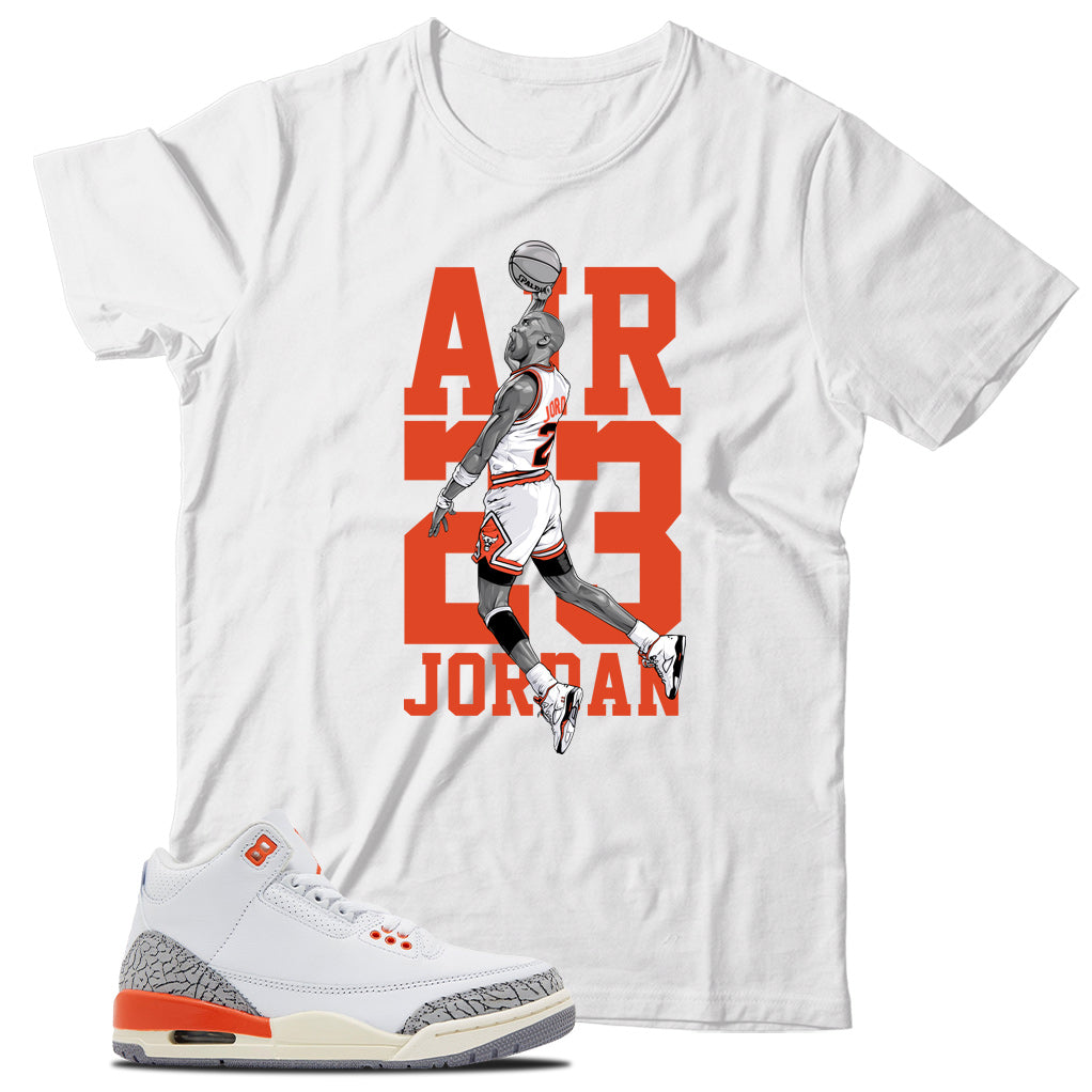 Jordan 3 Georgia Peach shirt