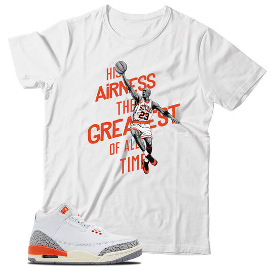 Jordan 3 Georgia Peach shirt