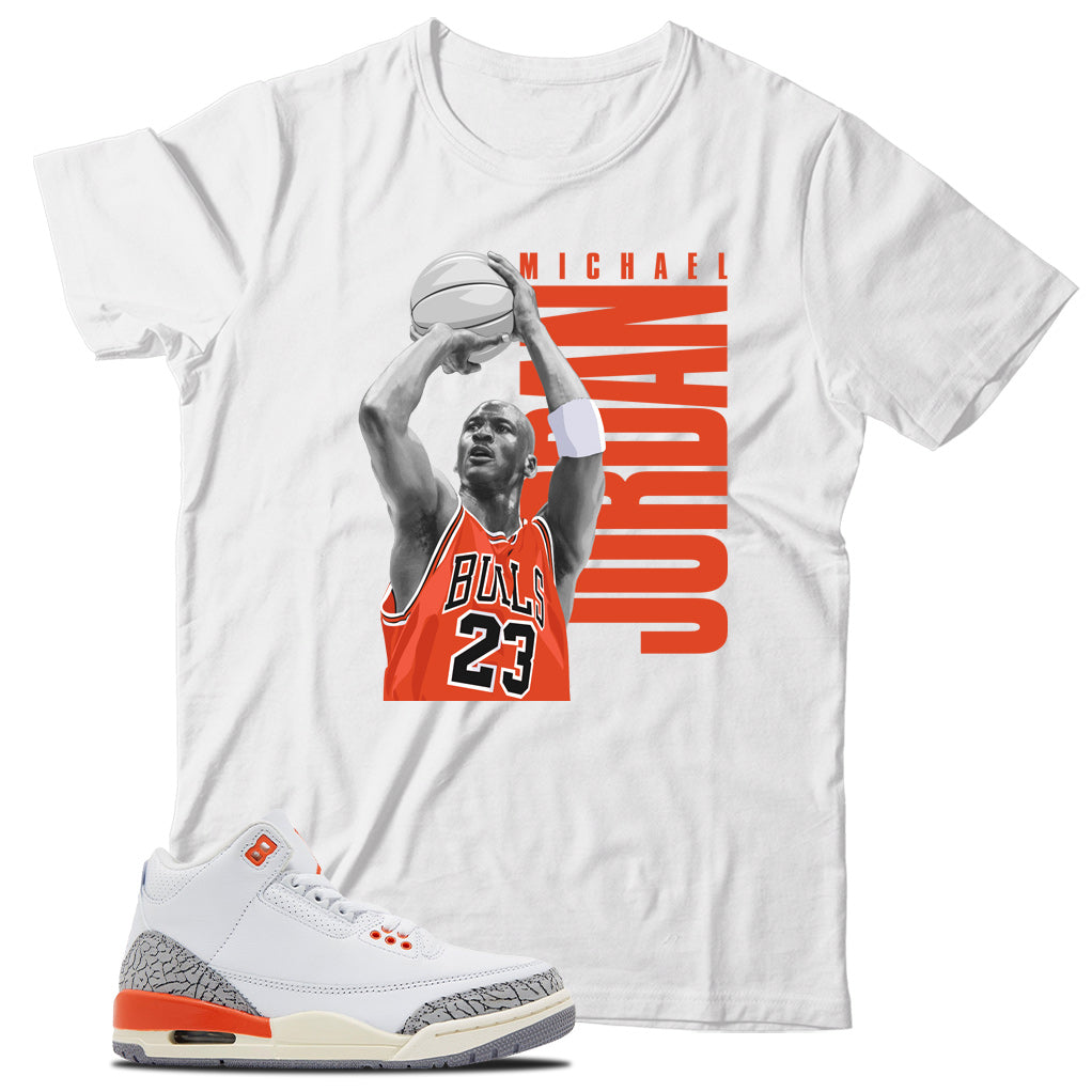 Jordan 3 Georgia Peach shirt