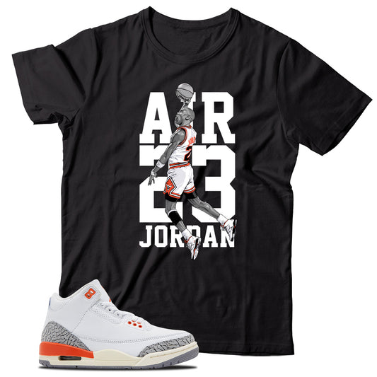 Jordan 3 Georgia Peach shrit