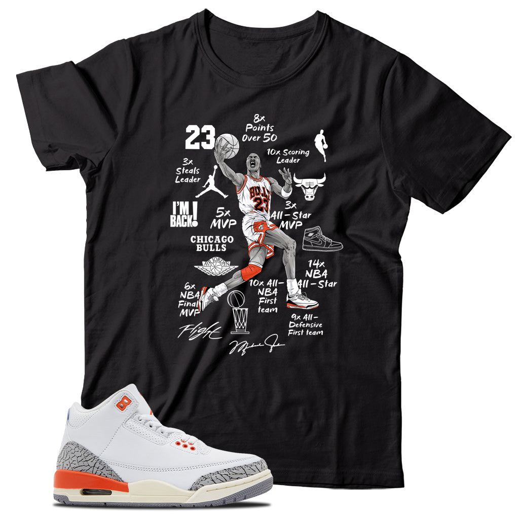 Jordan 3 Peach shrit