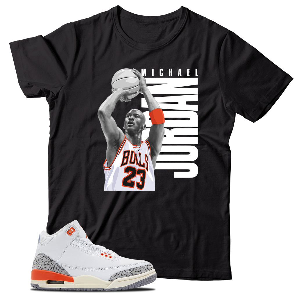 Jordan 3 Georgia Peach shrit