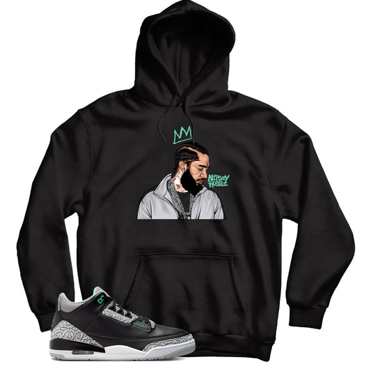 Jordan 3 Green Glow hoodie