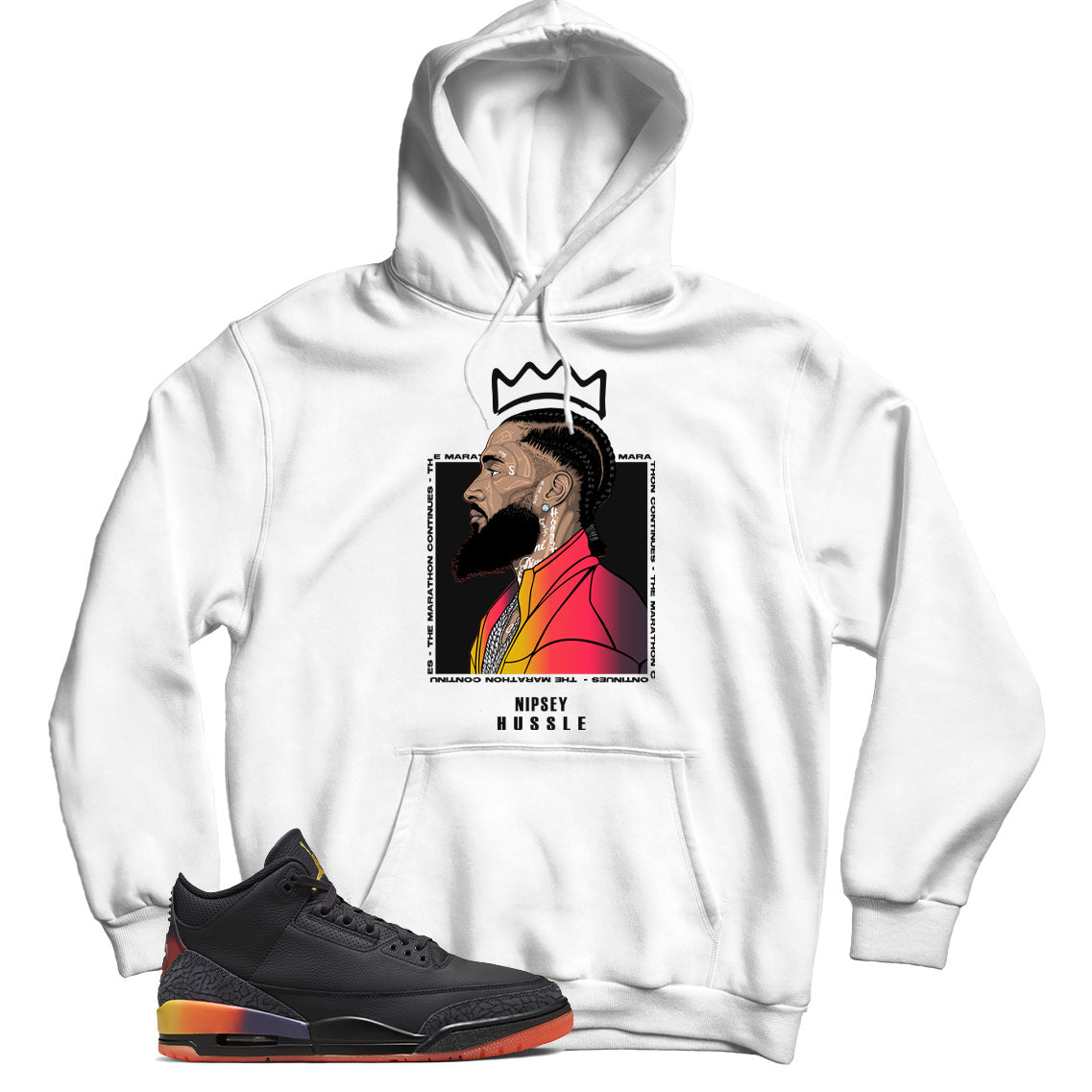 Jordan 3 J Balvin Rio hoodie