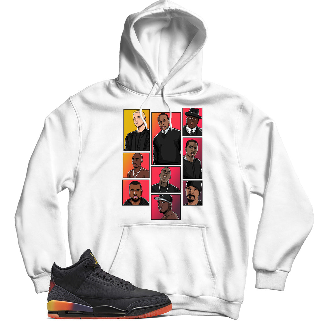 Jordan 3 J Balvin Rio hoodie