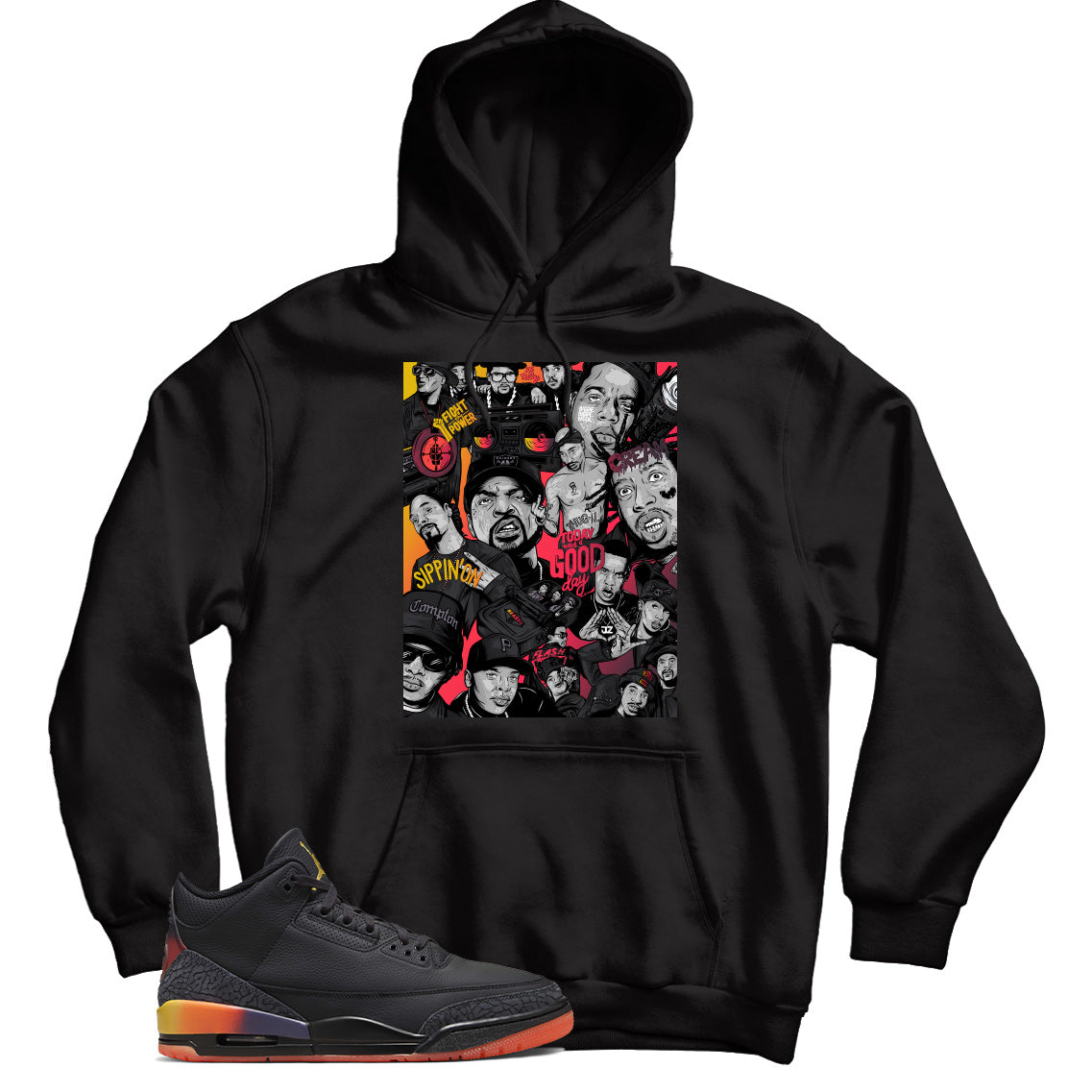 Rap(2) Hoodie Match Jordan 3 J Balvin Rio