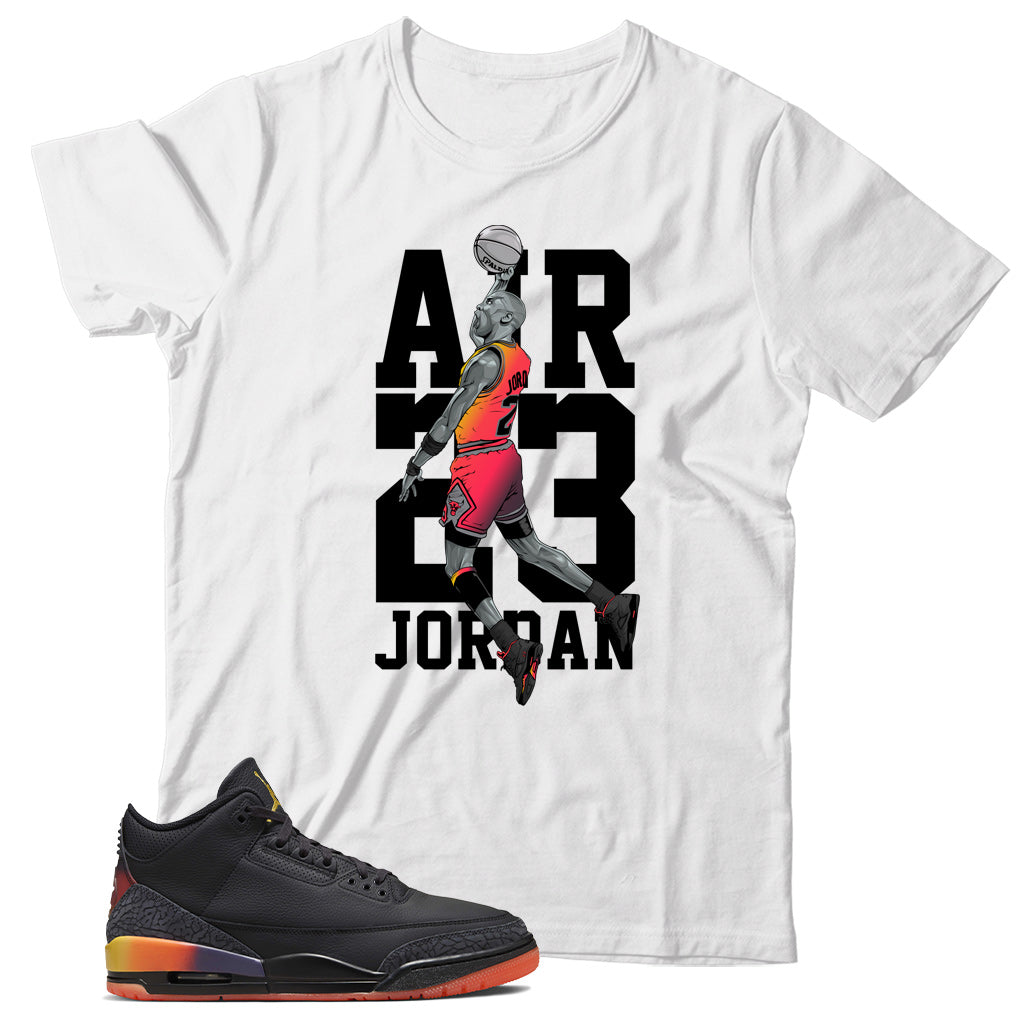 Jordan 3 J Balvin Rio shirt