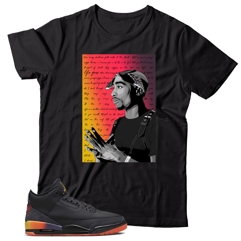 Jordan 3 J Balvin Rio shirt