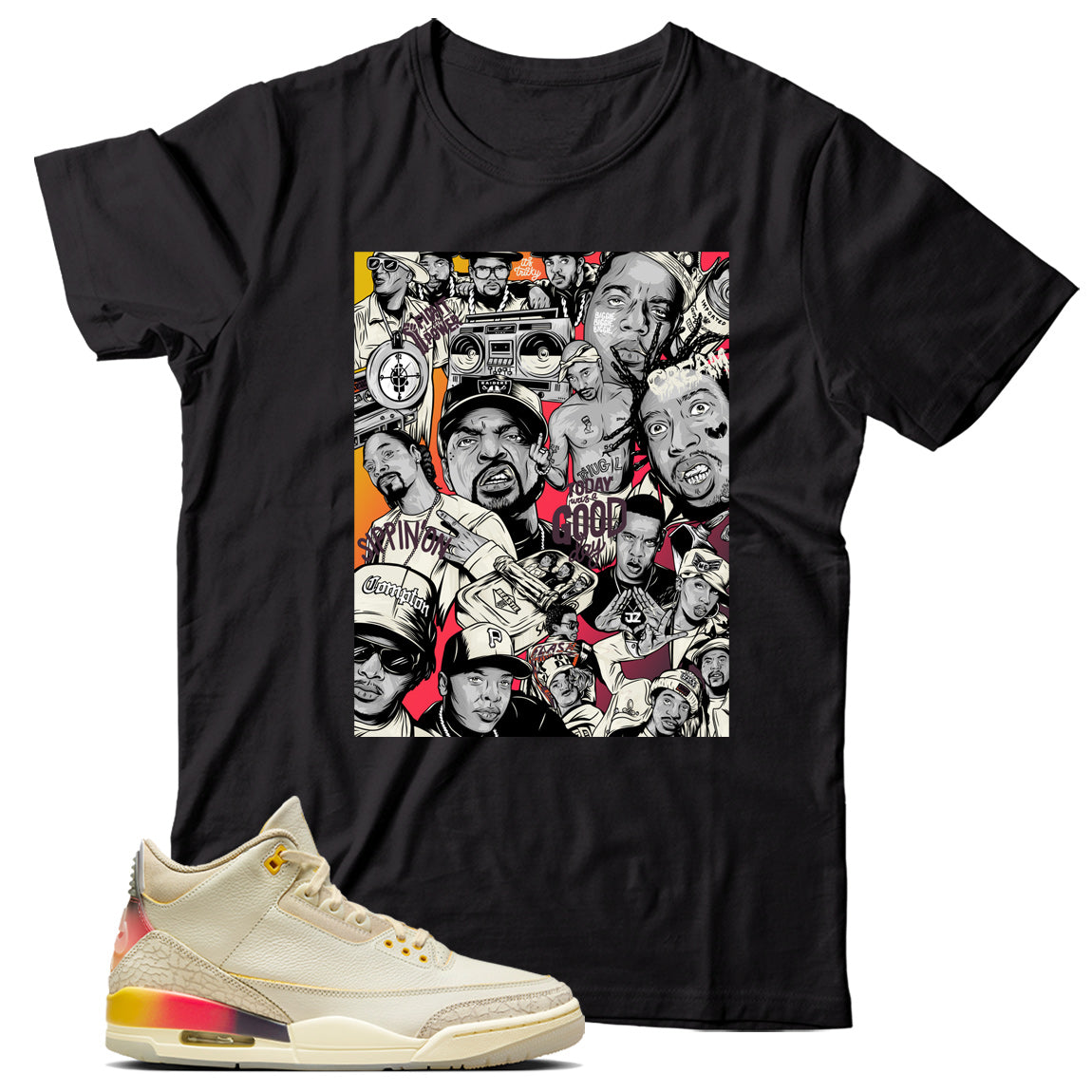 Jordan 3 J Balvin shirt