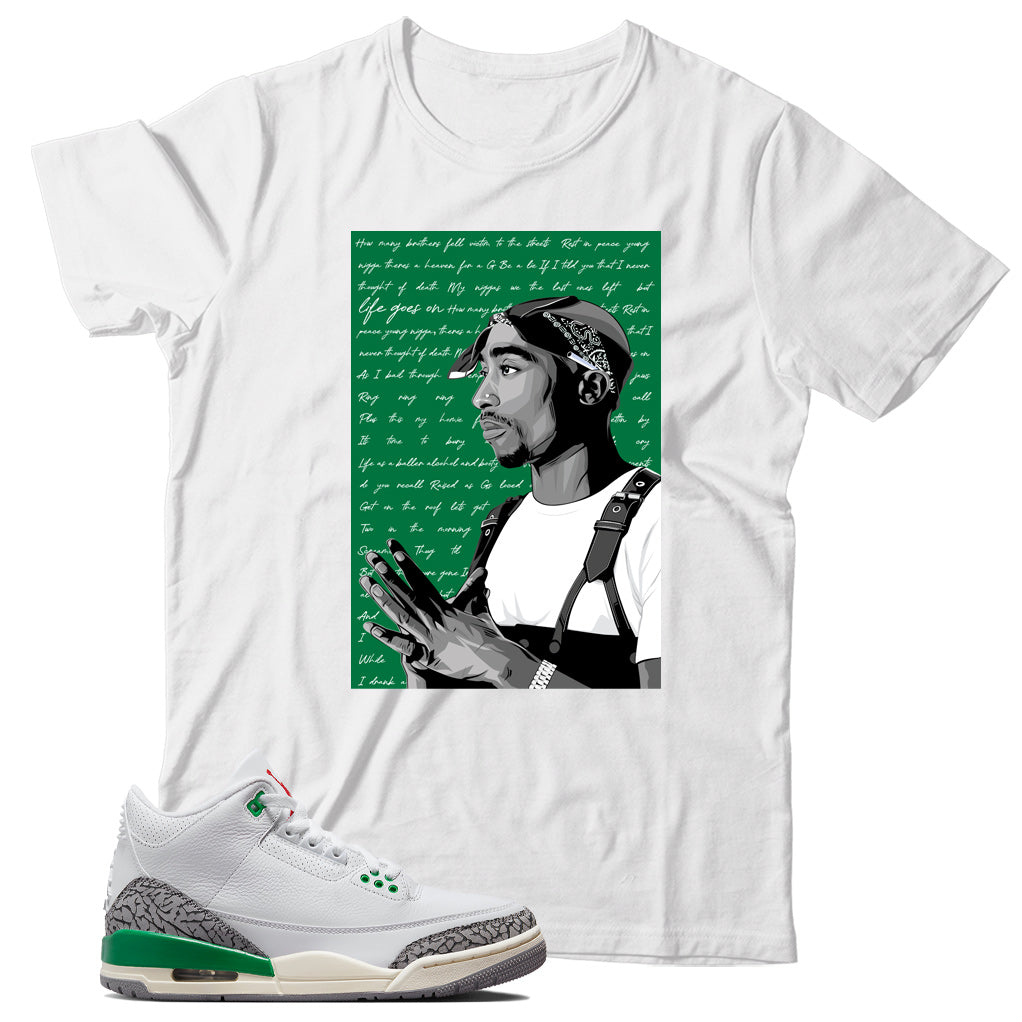 Shirt Match Jordan 3 Lucky Green