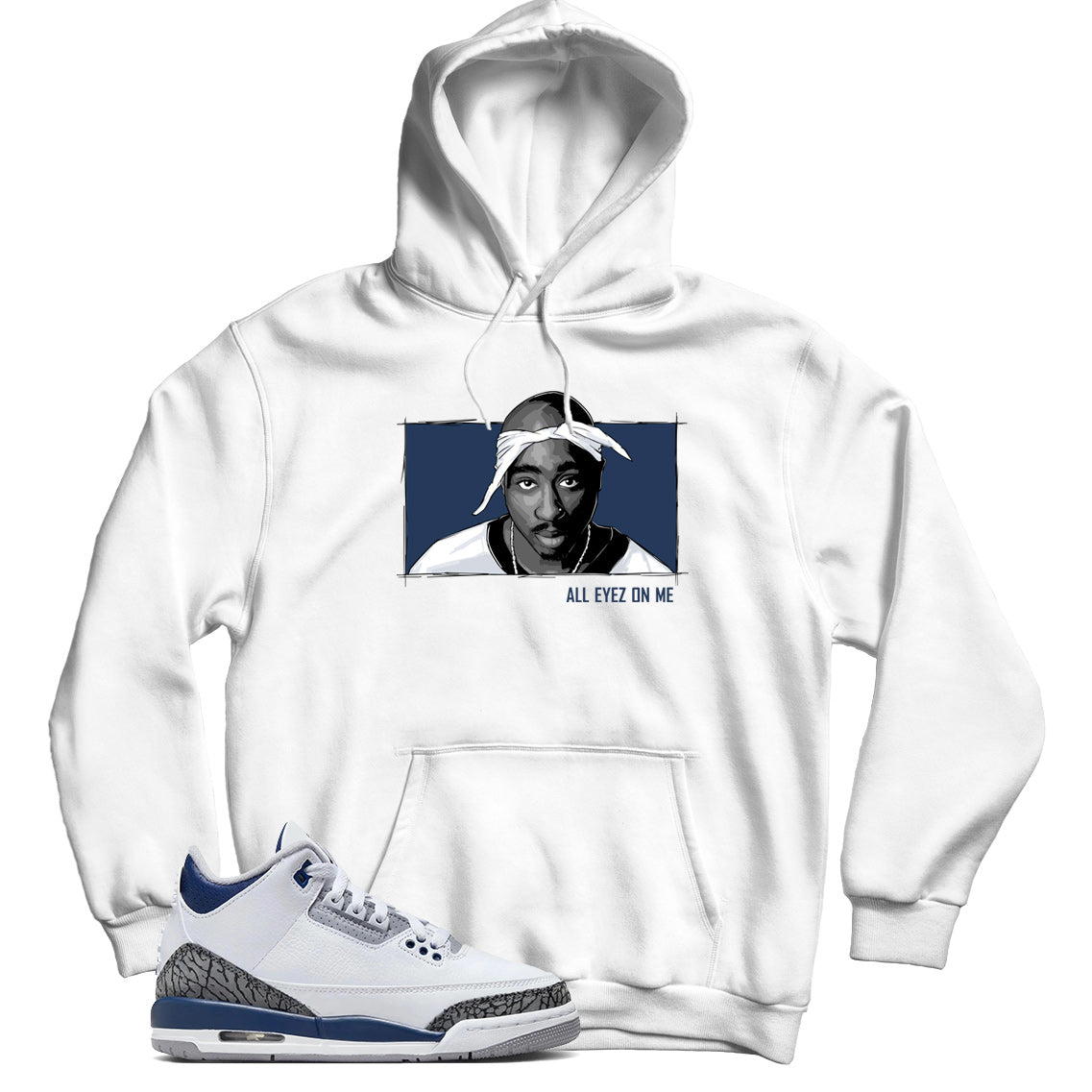 Jordan 3 Midnight hoodie