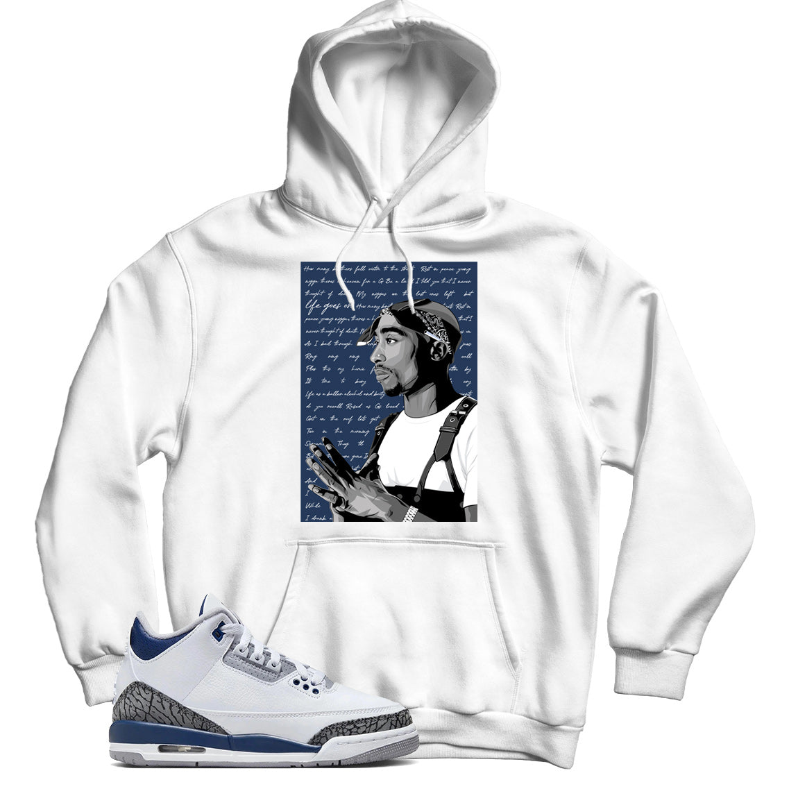 Jordan 3 Midnight hoodie