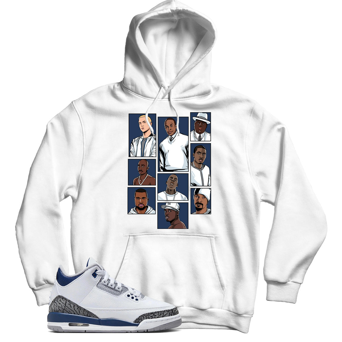 Jordan 3 Midnight hoodie