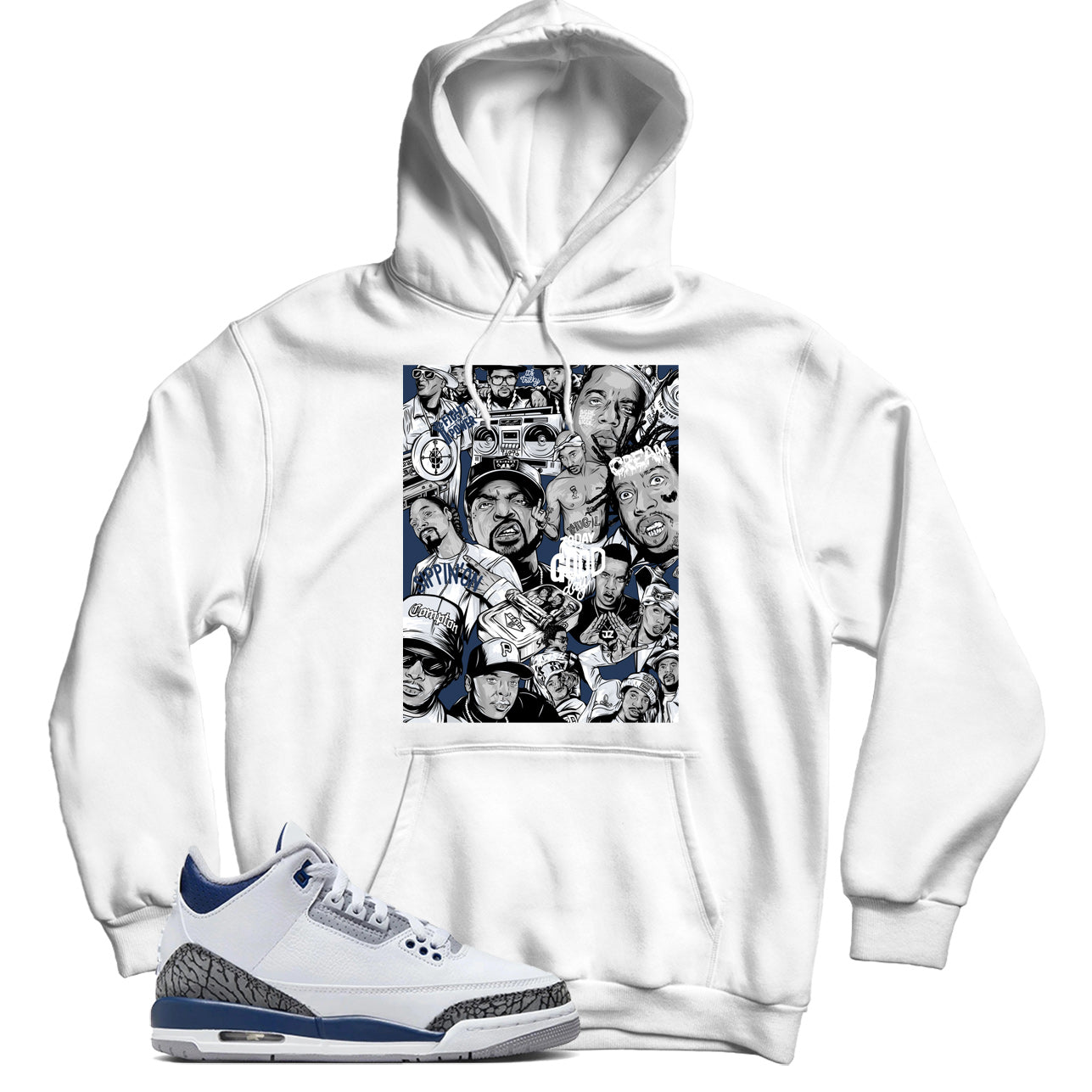 Jordan 3 Midnight hoodie