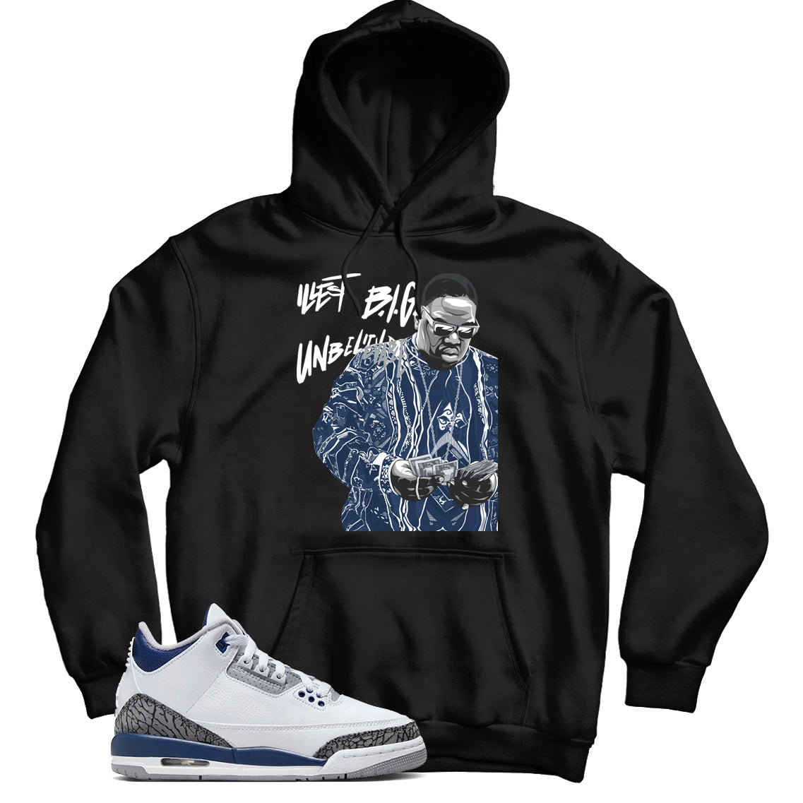 Jordan 3 Midnight Navy hoodie